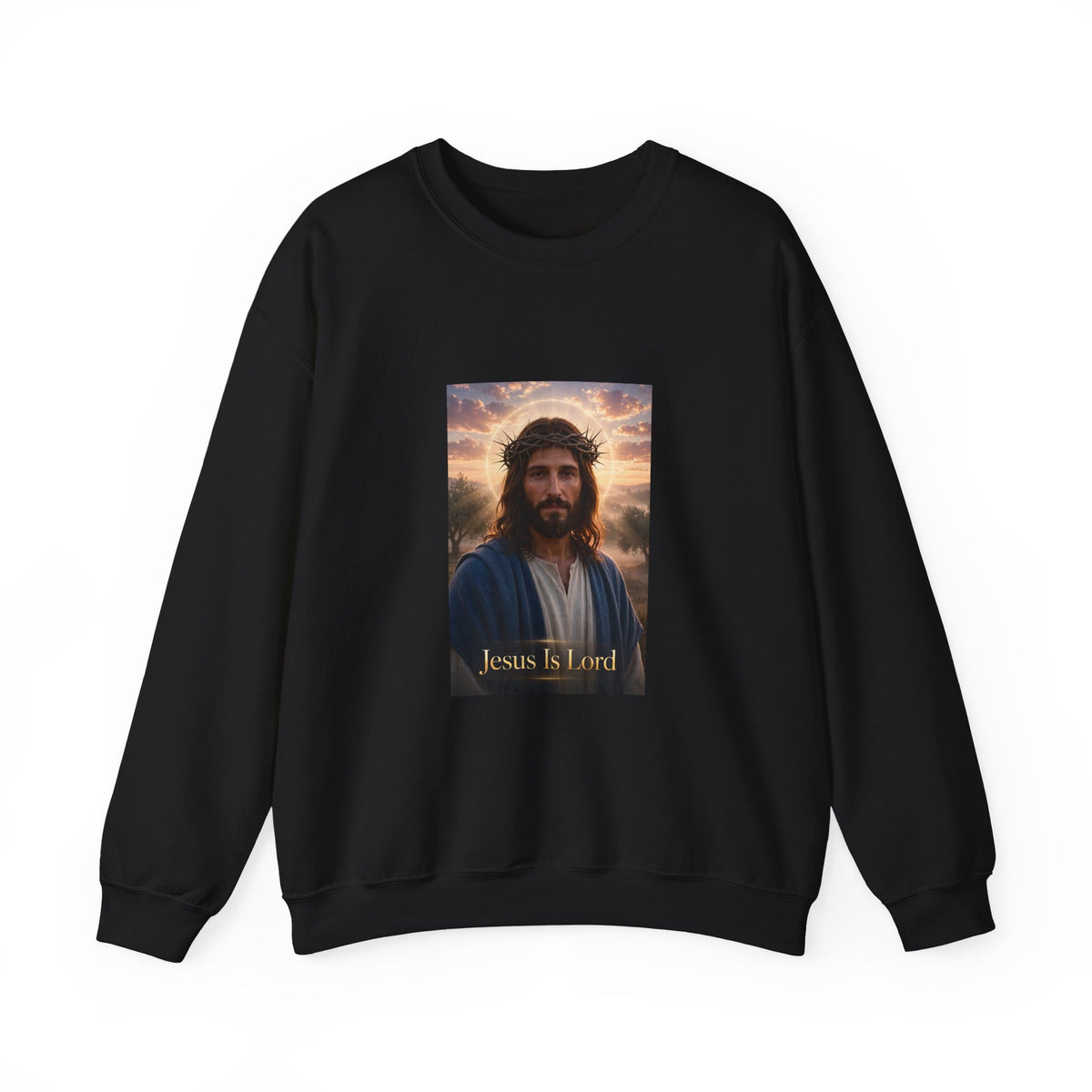 Jesus Is Lord Christian Crewneck Sweatshirt
