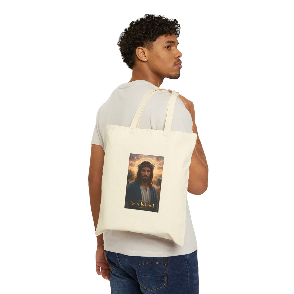 Jesus Christ Canvas Tote Bag