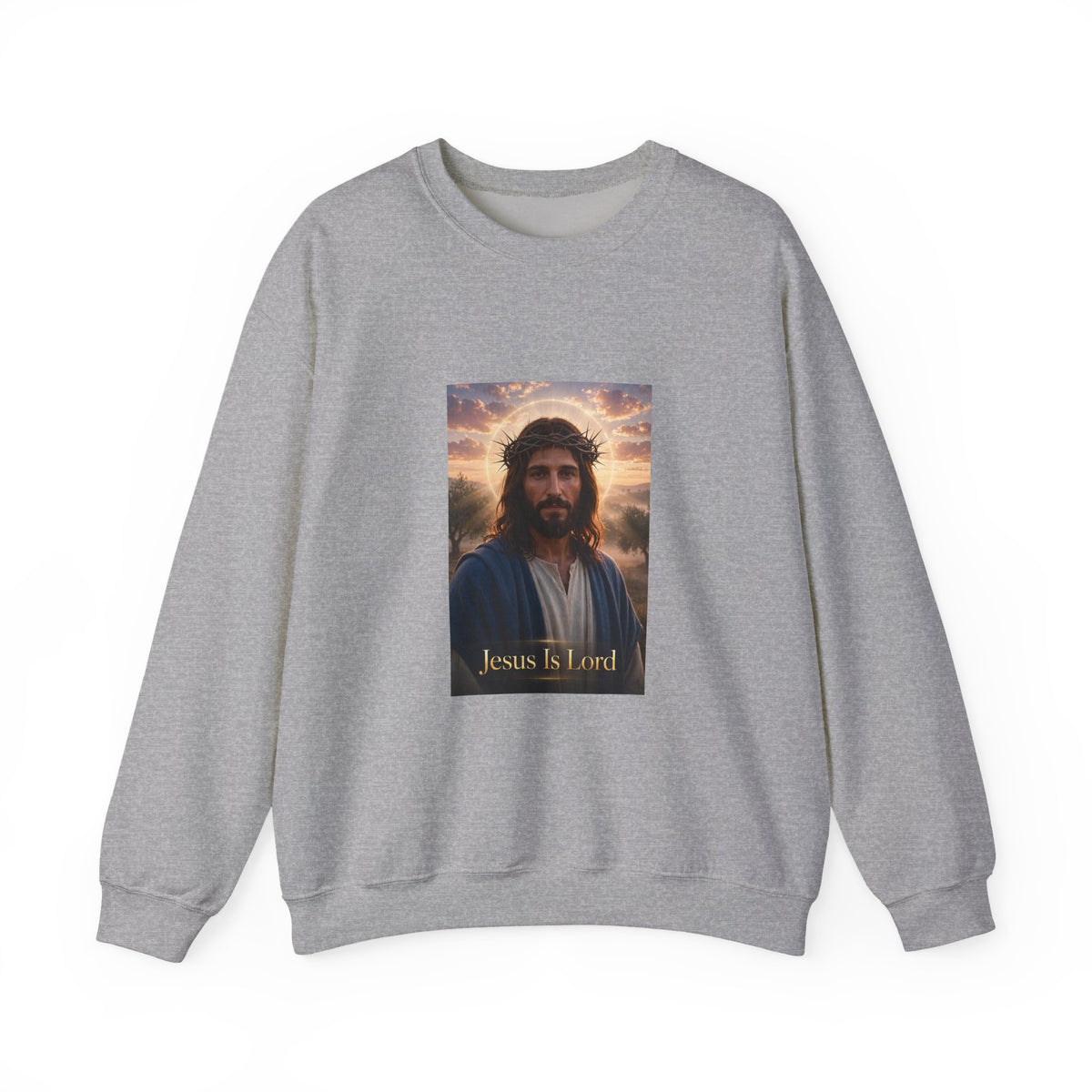 Jesus Is Lord Christian Crewneck Sweatshirt