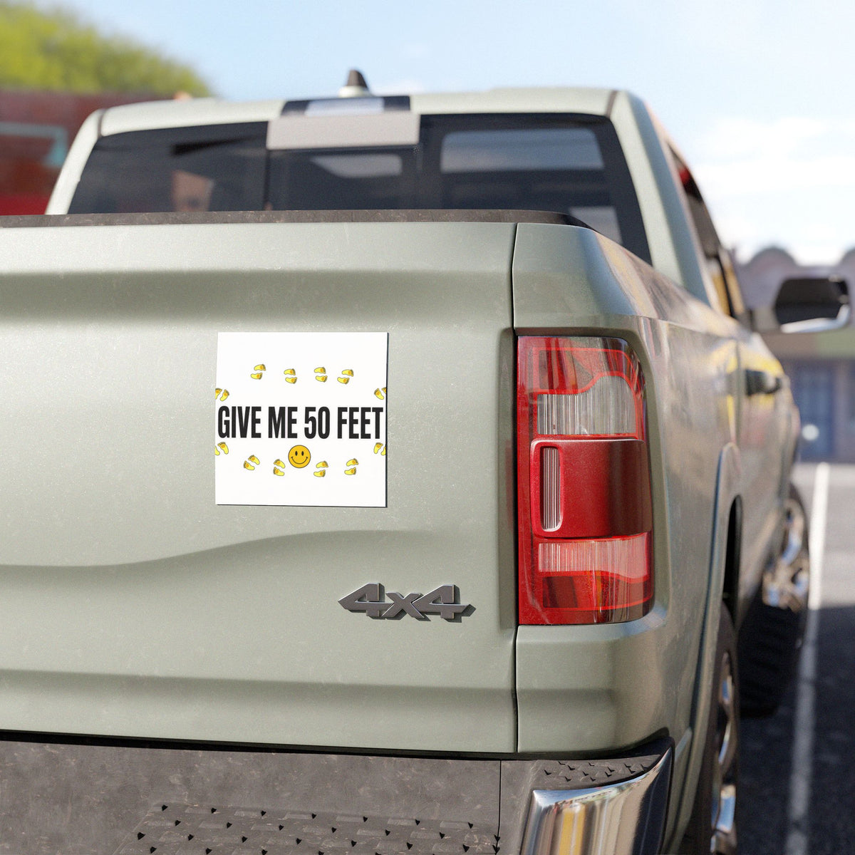 Give Me 50 Feet Funny Car Magnet