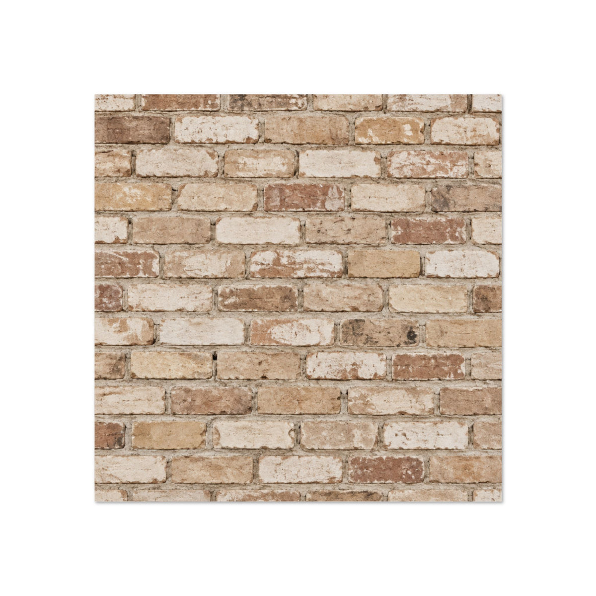 Rustic Brick Wall Peel and Stick Wallpaper