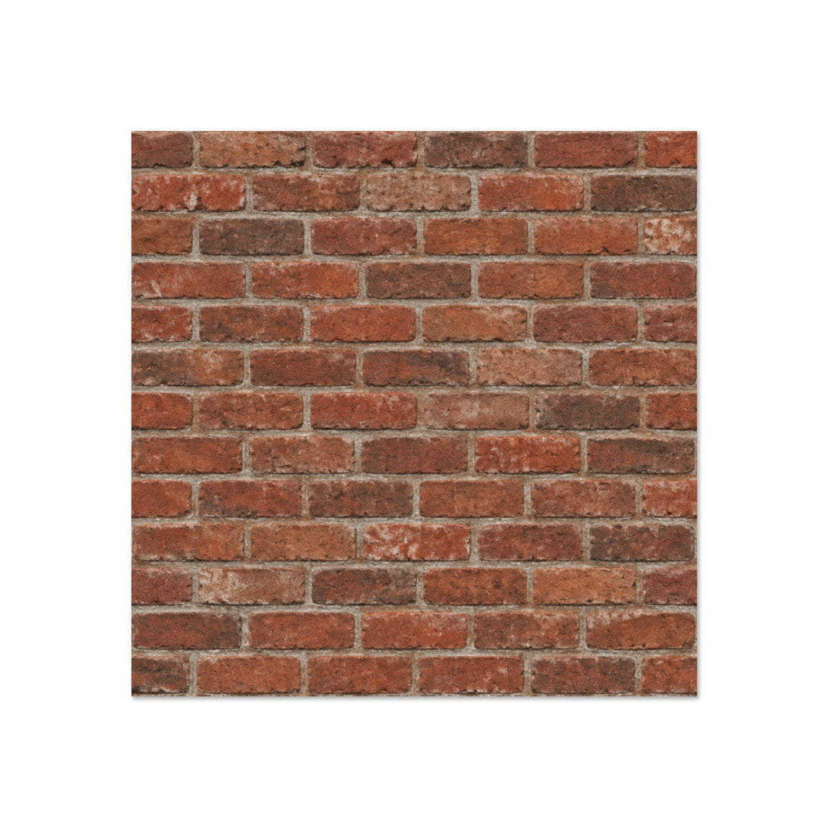 Peel and Stick Wallpaper – Rustic Red Brick Wall Pattern