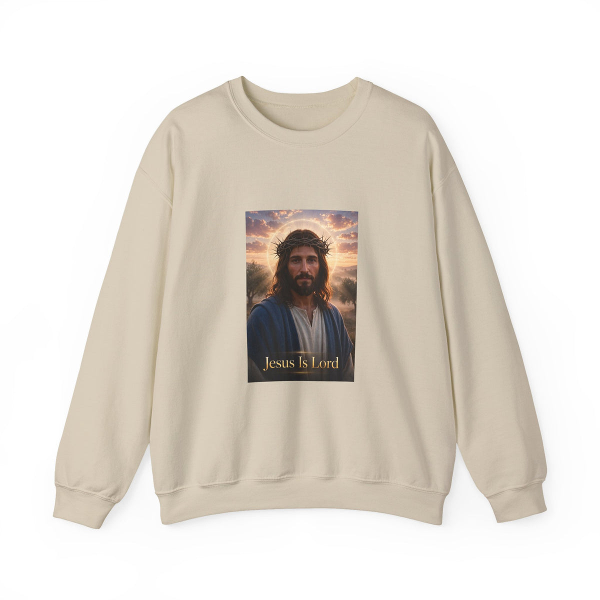 Jesus Is Lord Christian Crewneck Sweatshirt