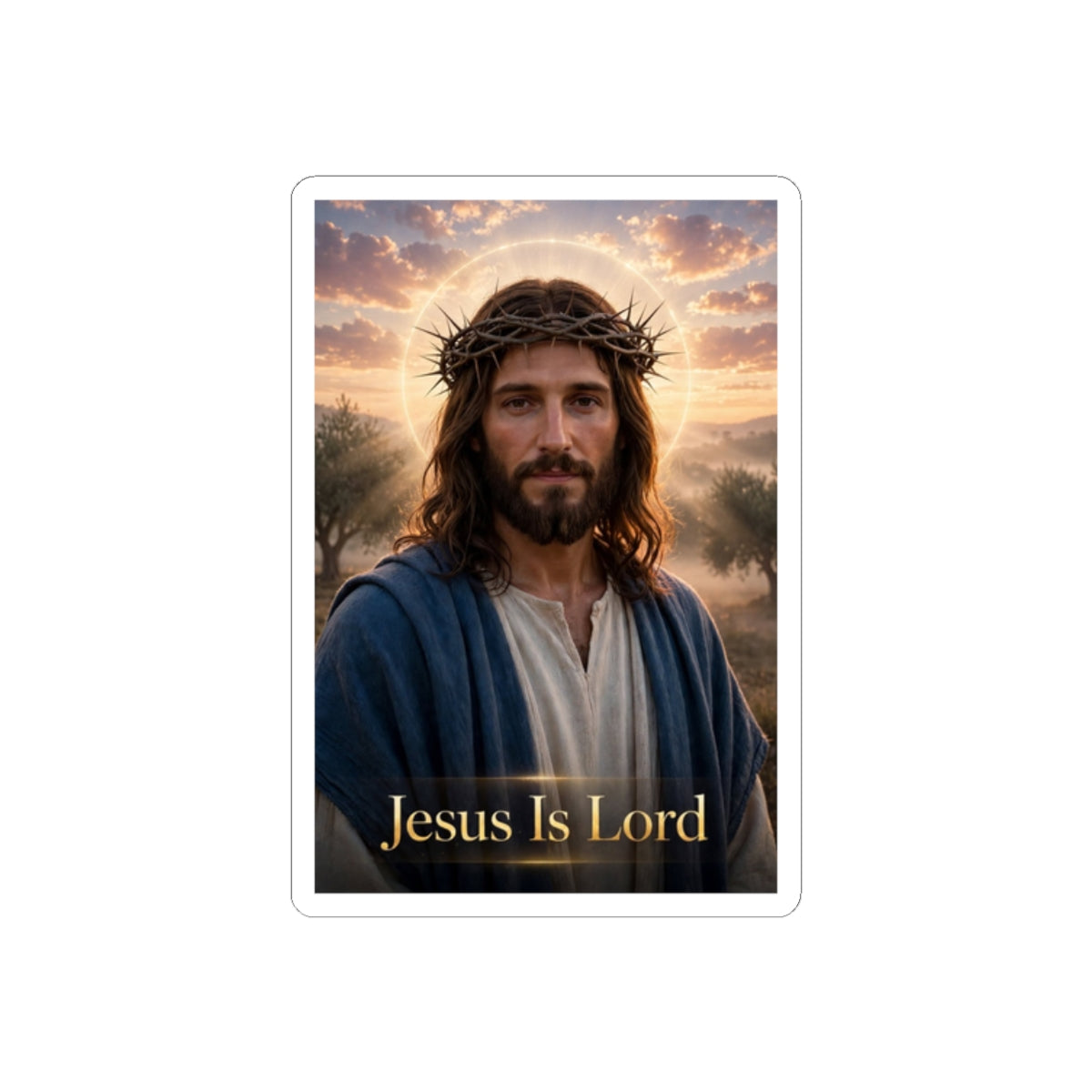 Jesus Is Lord Christian Kiss-Cut Sticker