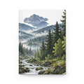 Mountain Forest Landscape Hardcover Journal