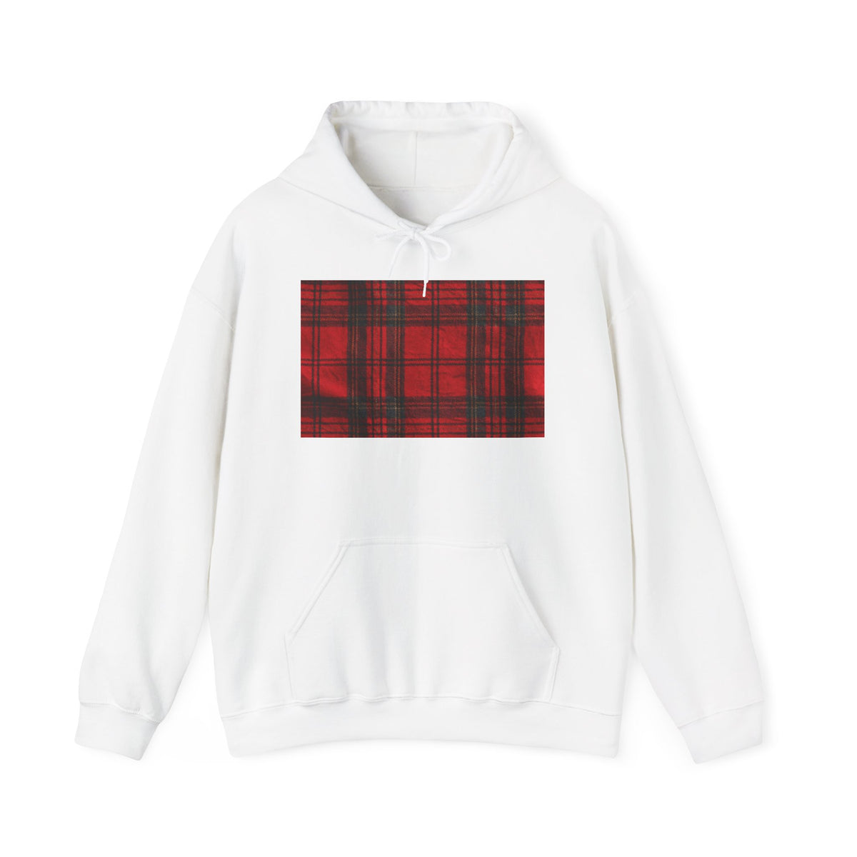 Red Tartan Plaid Hoodie