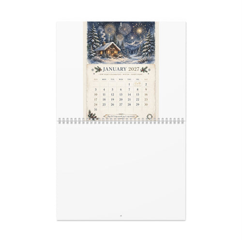 2027 Four Seasons Nature Wall Calendar – Seasonal Holiday Artwork