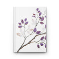 Purple Botanical Hardcover Journal