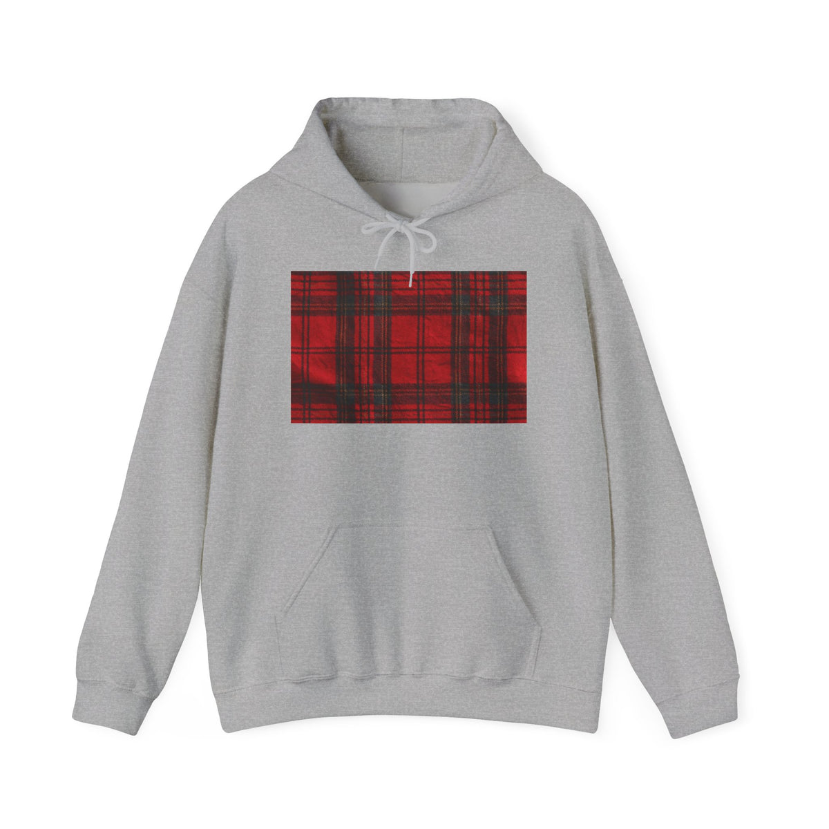 Red Tartan Plaid Hoodie
