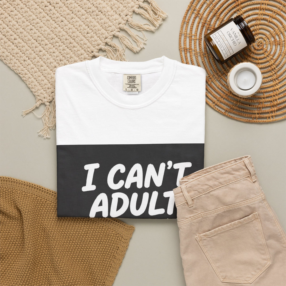 I Can’t Adult Today Funny Graphic T-Shirt