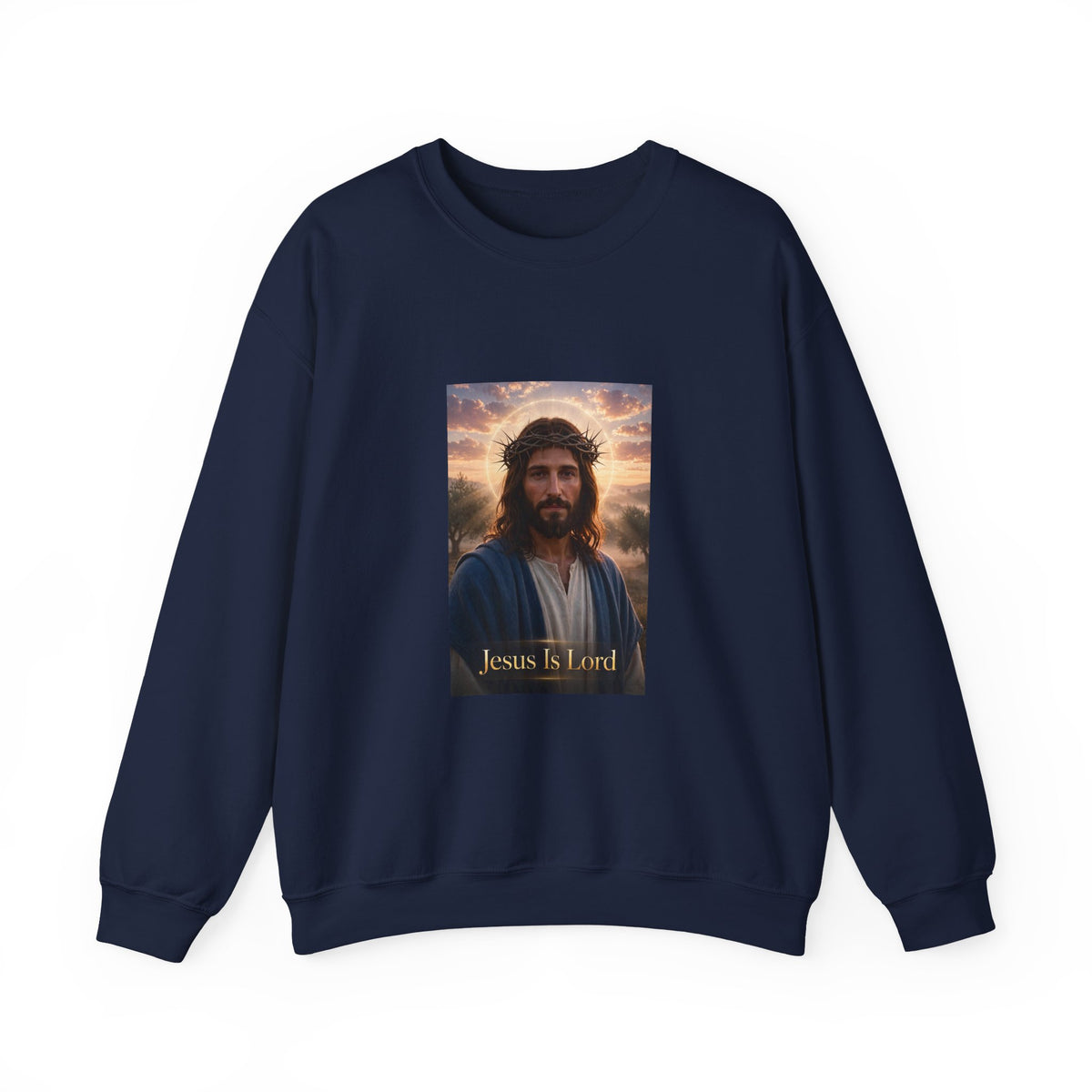 Jesus Is Lord Christian Crewneck Sweatshirt