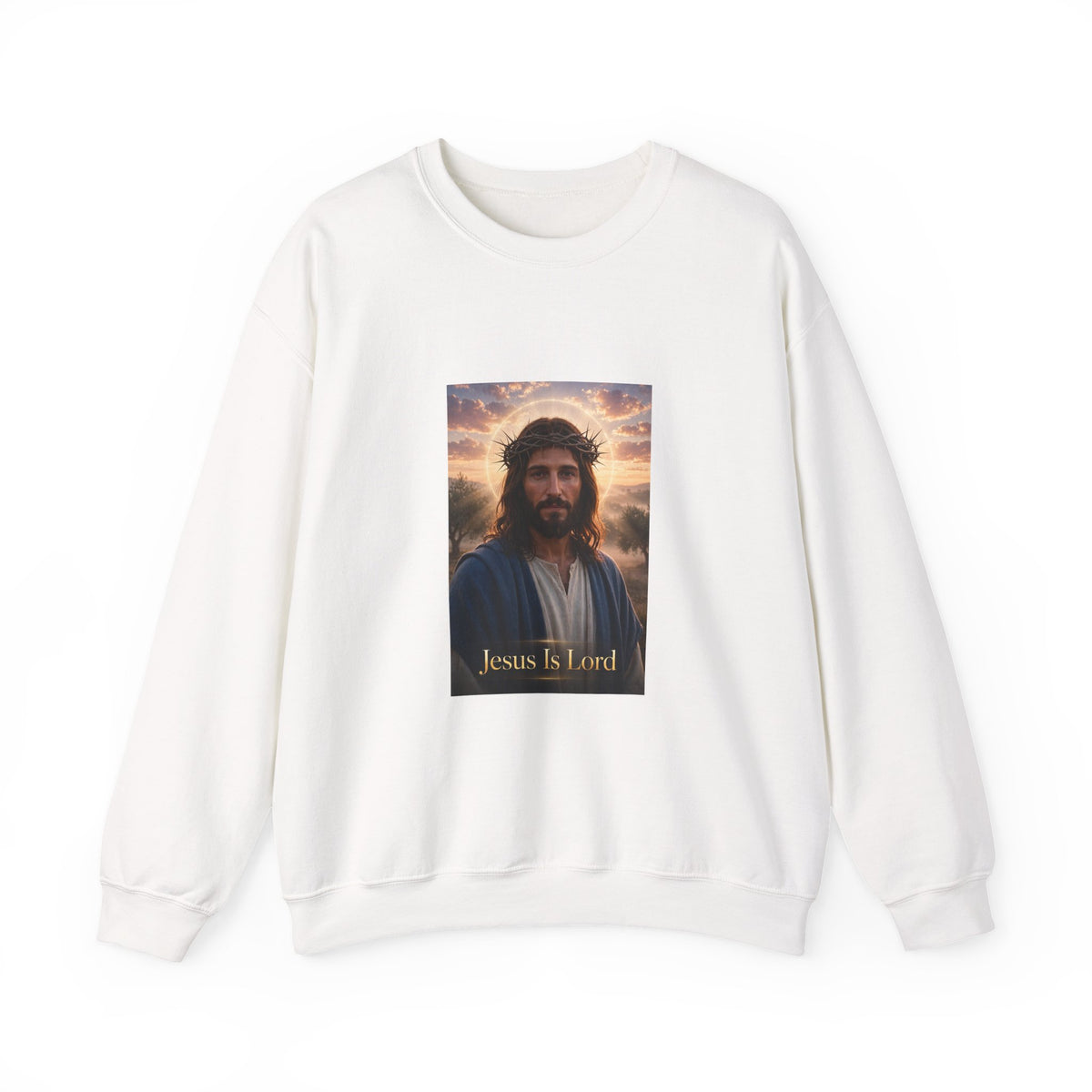 Jesus Is Lord Christian Crewneck Sweatshirt