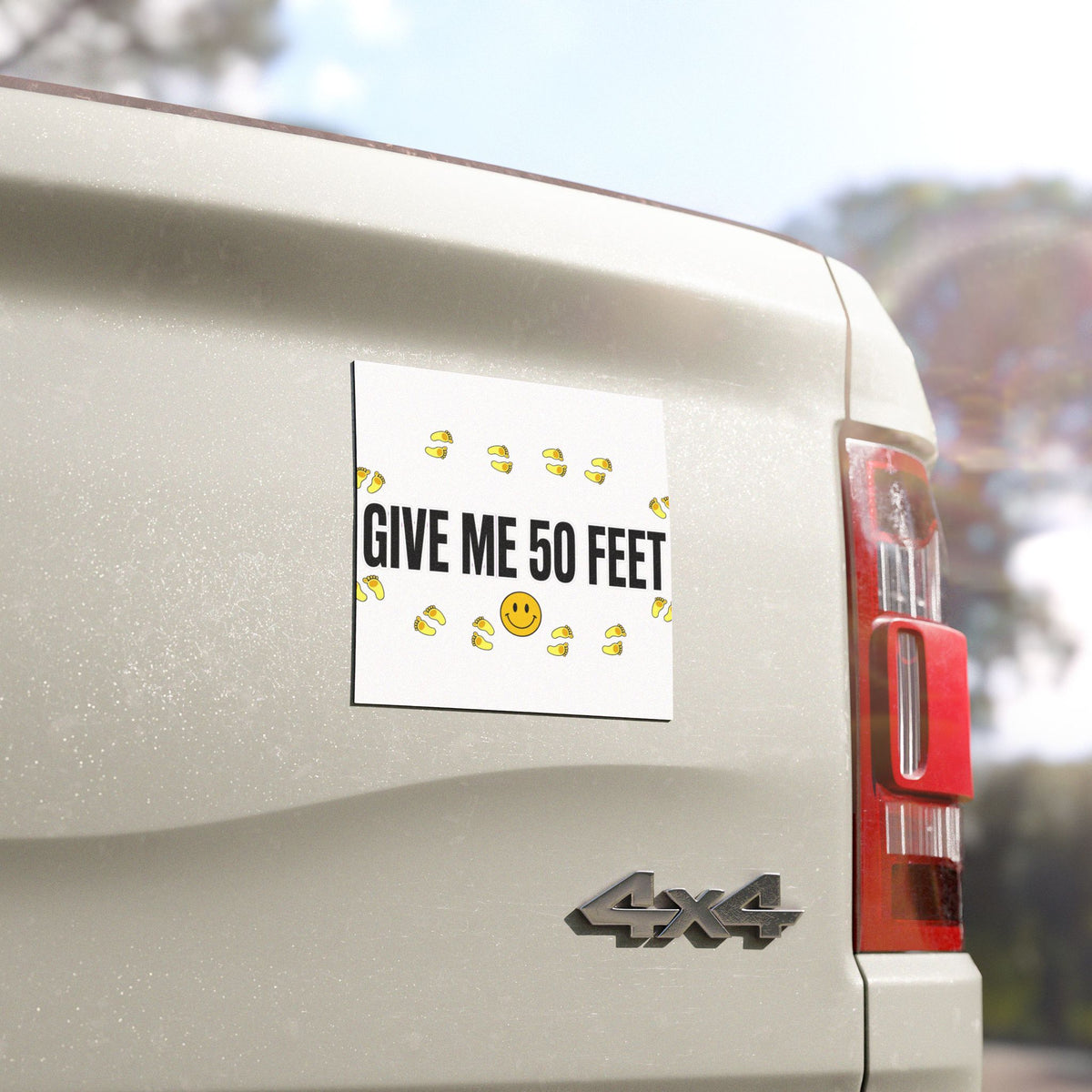 Give Me 50 Feet Funny Car Magnet