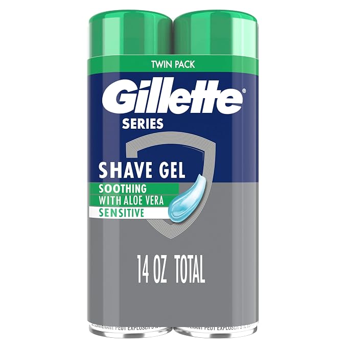 Gillette Series with Aloe Vera — twin pack comfort in every shave.